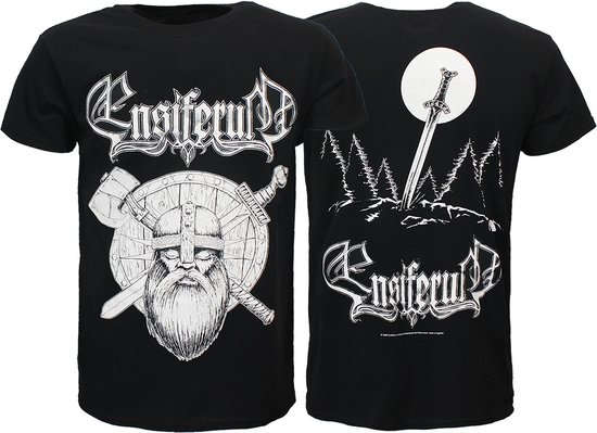 Ensiferum Sword and Axe Viking T-Shirt - Officiële Merchandise - L