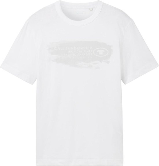 Tom Tailor T-shirt T-shirt avec imprimé 1040956xx10 20000 Taille homme - L