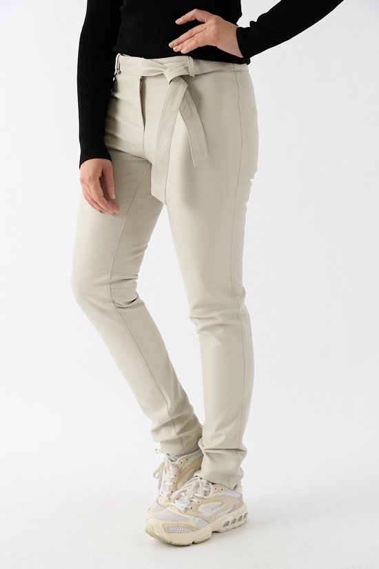 Dames Leren Stretch Broek van Donders 1860 | Hoogwaardig Leder