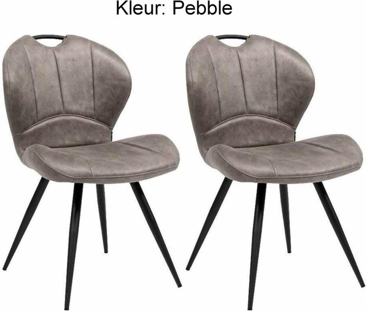 Chaise de salle à manger Couleur miracle: Pebble | bol.com