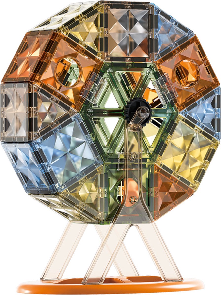 Nieuwe Licht Magnetische Blokken-55 Stuks-4D Magnetisch Speelgoed- Magnetische Bouwset -Creatief Constructiespeelgoed - montessori open einde speelgoed - kinderspeelgoed - Educatief Geschenk Bouwset Voor Jongens en Meisjes 3 Jaar +