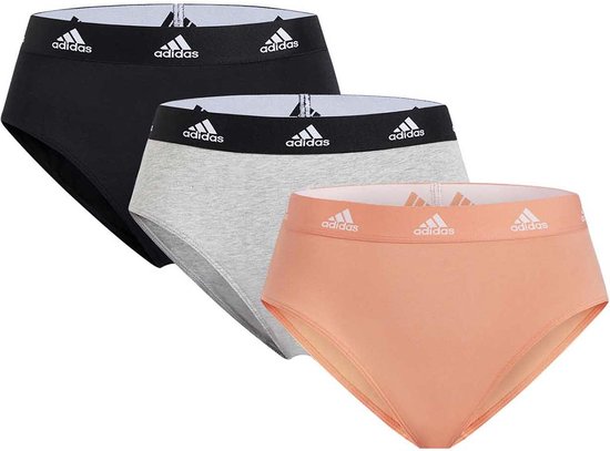 Adidas Sport BIKINI (3PK) Dames Onderbroek - meerkleurig - Maat XS