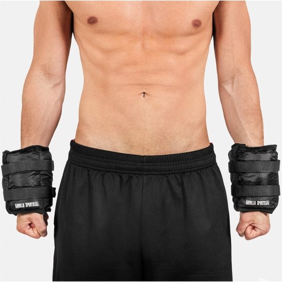 Paire De Poids Pour Chevilles Et Poignets Go Time Gear - 2 X 2,5 Lbs (5 Lbs) Noir
