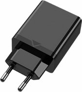 Vention 1-port USB-A Adapter Fast Charger (18W) EU-Plug Zwart- compatible iphone, android et plus