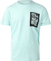 Brunotti Waterworld Heren T-shirt - Groen, Blauw - XL