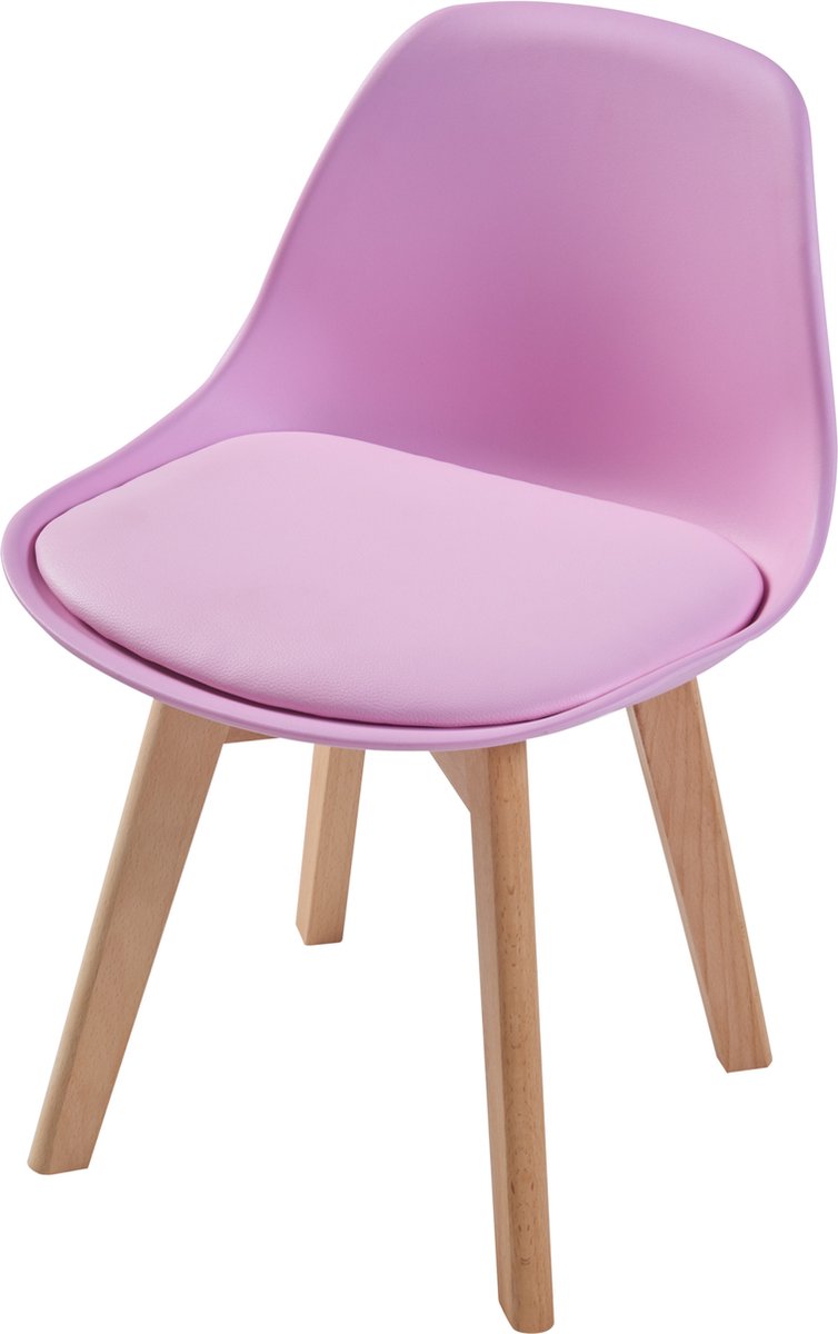 en.casa Elvdal - 2x roze kinderstoel, 100 kg draagvermogen thumbnail 5