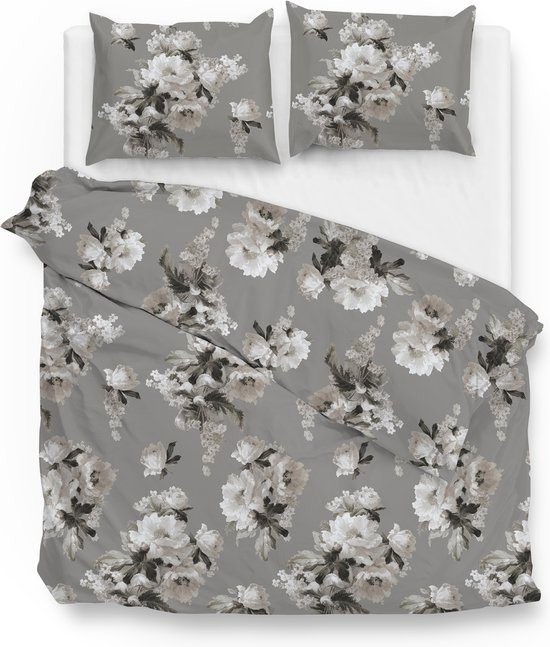 Luxueuze Terschellinger Flanellen Winter Dekbedovertrekset – Minimalistisch Bloemenmotief – Voor Ultiem Comfort en Warme Nachten – 200x200/220 cm - Terschellinger Wolweelde