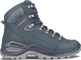 Chaussures de randonnée Lowa Renegade Evo Gore-tex Mid pour femme Lm321916-9327 - Couleur Blauw-multicolore - Taille 40