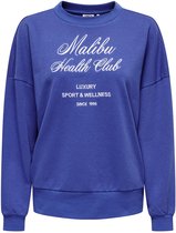 Only Trui Onlconni L/s O-neck Box Ub Swt 15325354 Dazzling Blue/malibu Dames Maat - L