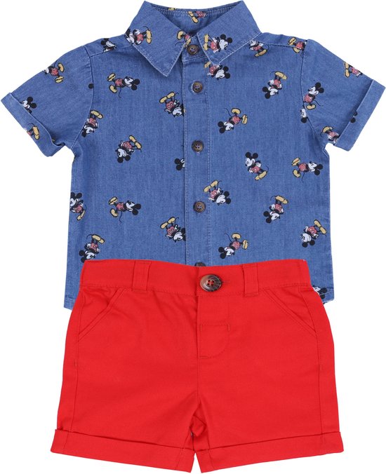 Shirt + rode korte broek Mickey Mouse DISNEY