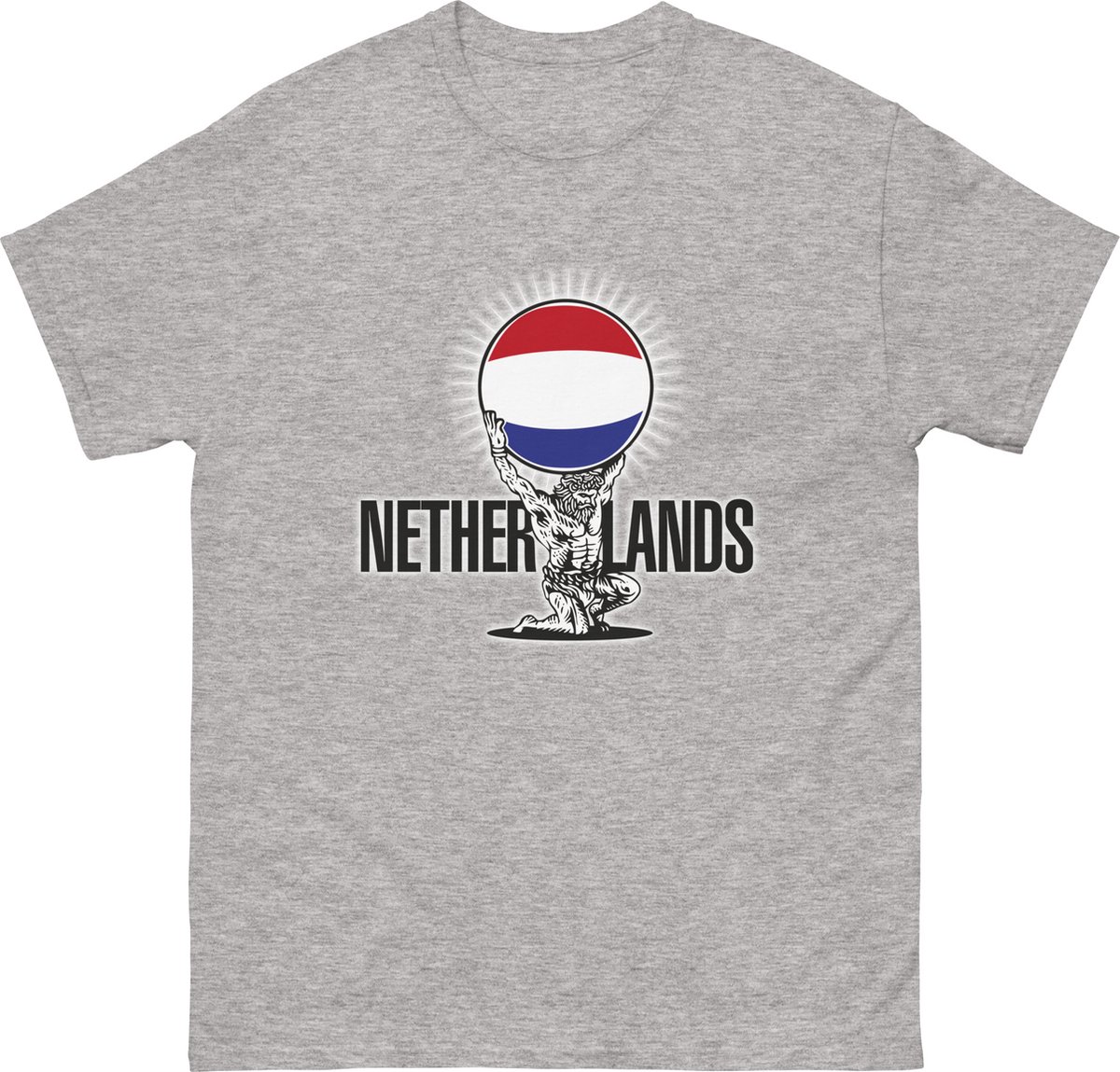 EK Voetbal 2024 T-shirt - Sportgrijs, 4XL
