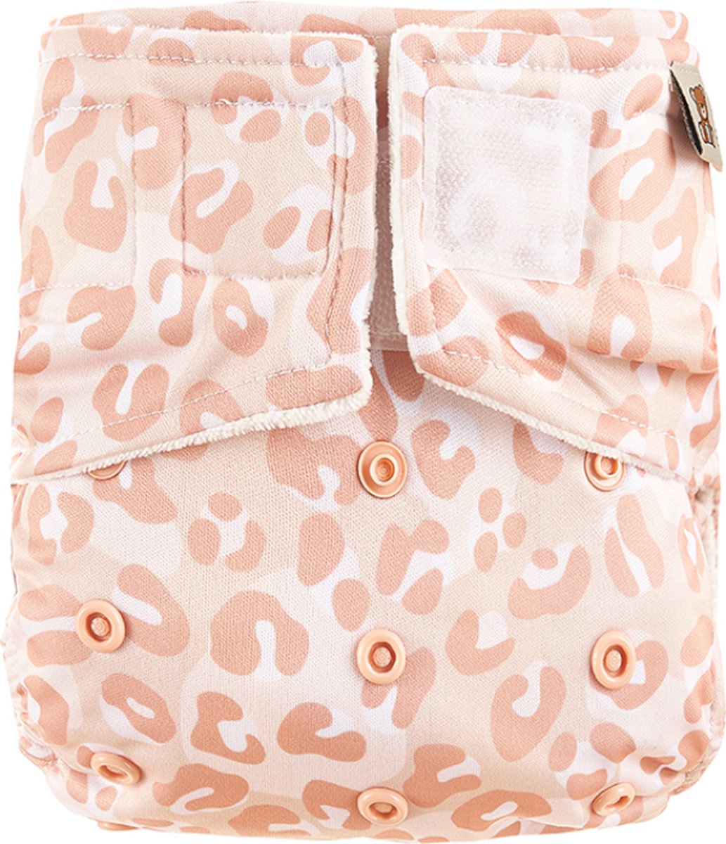 Goedkoopste HappyBear | All In One wasbare luier - Roar | One Size - 4kg t/m 15kg | Te gebruiken vanaf geboorte tot zindelijkheid | Dubbele lekgoten - minder kans op lekkages | Handige klittenbandsluiting