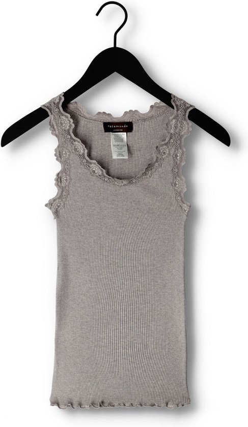 Rosemunde Silk Top W/ Lace Tops & T-shirts Dames - Shirt