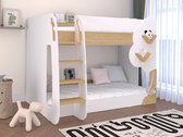 Bol.com Vente-unique Stapelbed hout natuurlijk licht 90 x 190 cm aanbieding