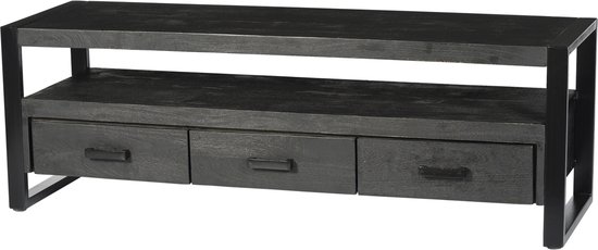 Livingfurn Tv-meubel Norris Zwart 150cm