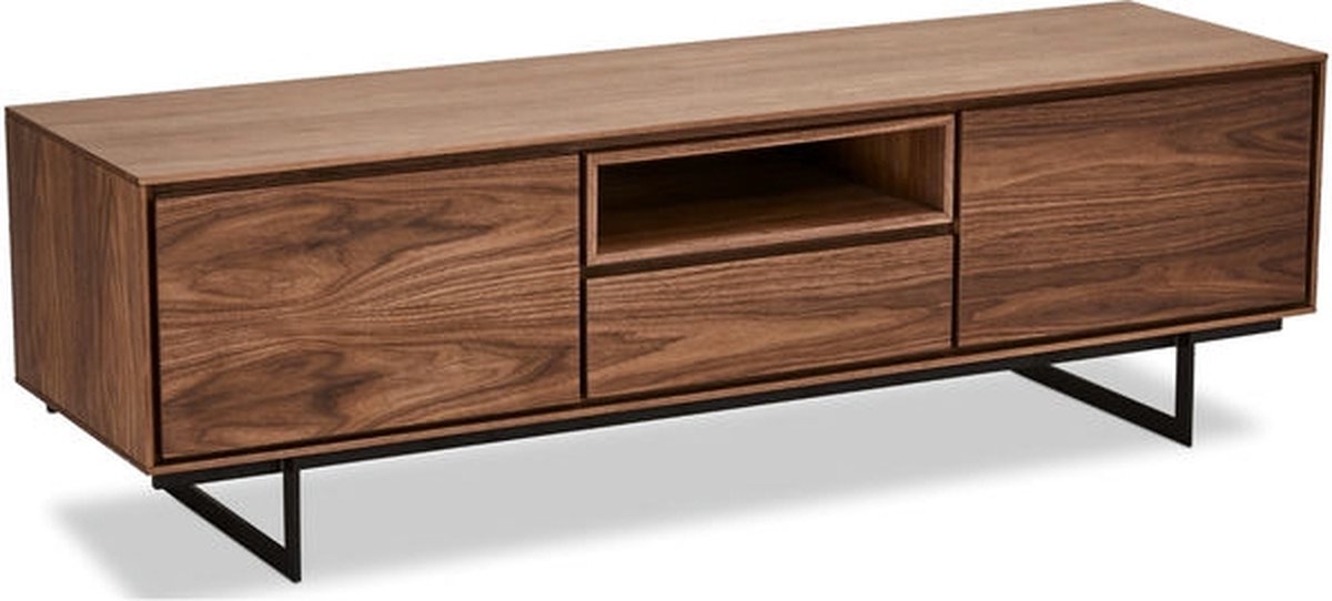Tv-meubel Eiken - Walnoot - 160x45x50cm - Tv-meubel Tokyo