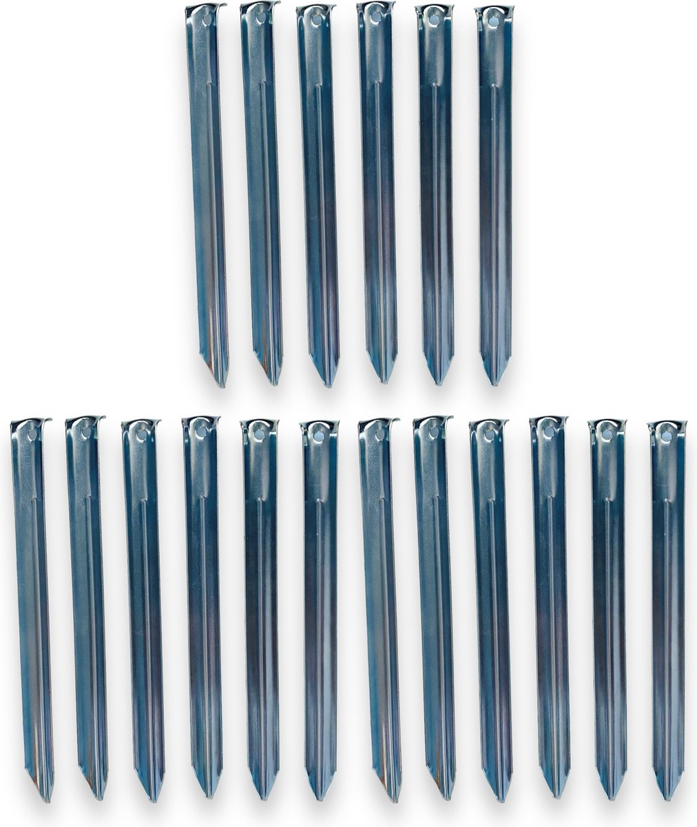 Redcliffs Outdoor Gear Tentharingen halfrond - 18 Stuks - 23cm - Extra Sterk - Verzinkt Staal