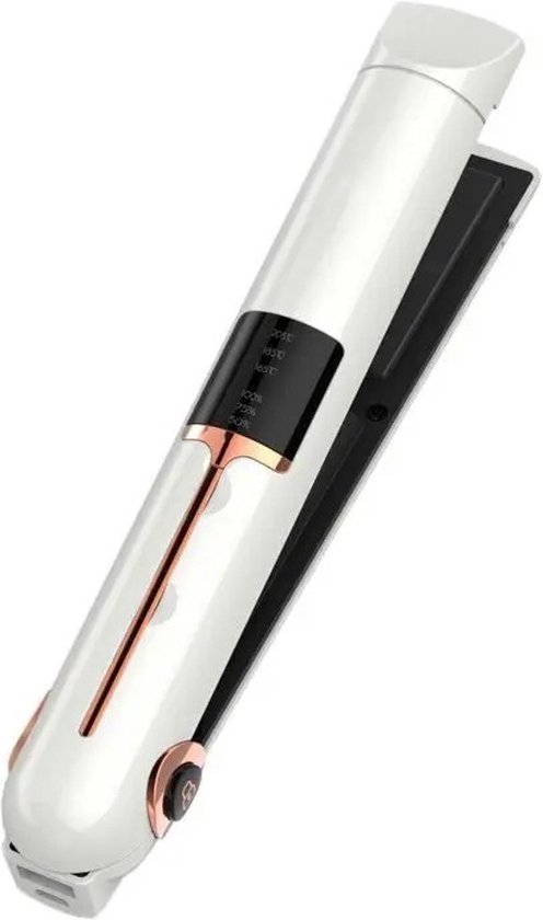 Fs2 – Draadloze Stijltang – Draadloze Krultang – Mini – Reis Stijltang – Hair Straightener – Snoerloos – Oplaadbaar – 2 in 1