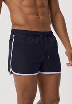 Björn Borg Retro Swim Shorts - heren zwembroek - blauw - Maat: M