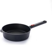 Bol.com Hapjespan. Ø 24 cm 2.5 L Gerecycled Aluminium QXR Non Stick Inductie - Woll | EcoLogic QXR aanbieding