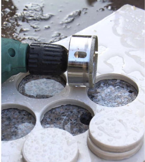 Coffret de 10 forets diamantés Bigstren pour professionnels - Ø 6, 8, 10, 16, 20, 28, 35, 45, 50 et 68 mm