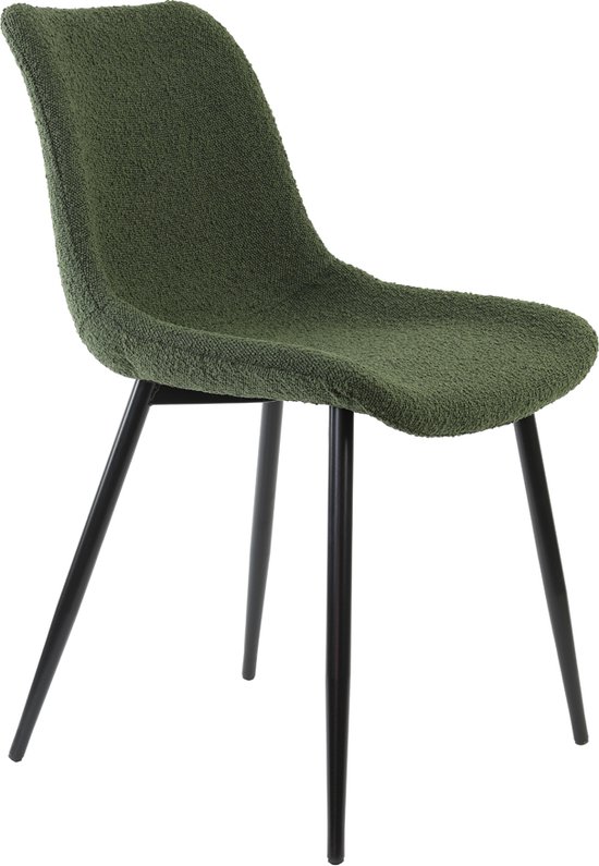 Light & Living - Eetkamerstoel KATE - 58.5x47.5x82.5cm - Groen