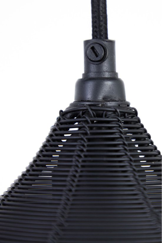 Light & Living Hanglamp Alvaro - Zwart - 5L - Modern - Hanglampen Eetkamer, Slaapkamer, Woonkamer