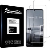 Asus Zenfone 11 Ultra 5G - 2 stuks Beschermglas Screenprotector van glas Transparante glazen schermbeschermfolie