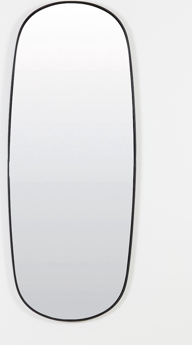 Spiegel LIBRA - 40x1.5x100cm - Zwart