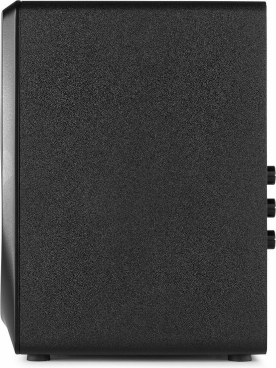 Set actieve studio monitors met bureaustandaard voor studio SMN50B 140W - Zwart