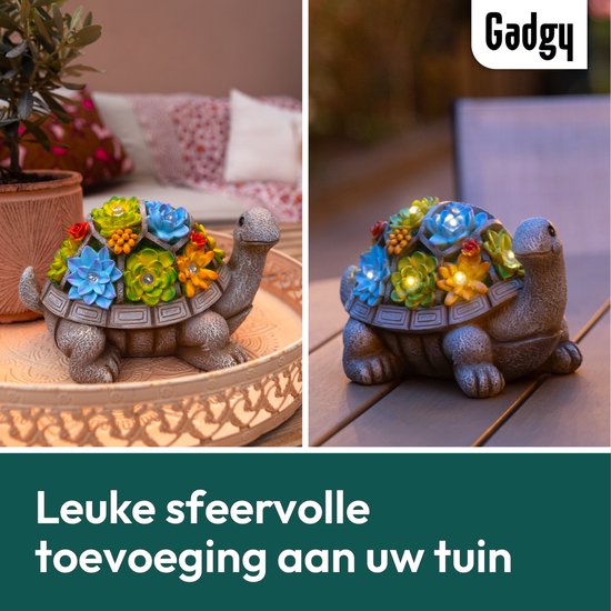 Gadgy Éclairage Solar de Jardin Énergie - Éclairage Solaire de Jardin - Lampe de Table Solar - Lampe Extérieure Sculpture de Jardin - Lanterne de Jardin avec Capteur Jour/Nuit - Siècle des Lumières Extérieur - Lanterne de Jardin