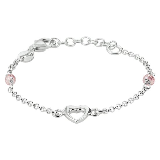 Yep! Bracelet Coeur 1,7 mm 11 + 2 cm - Argent