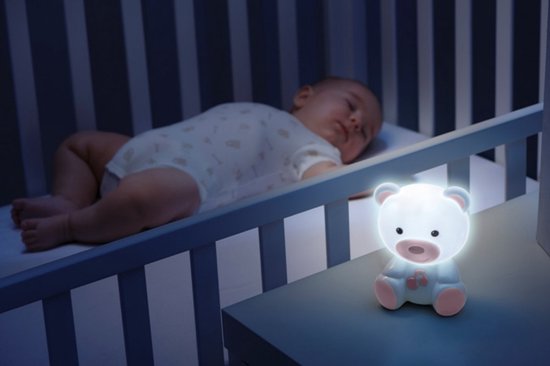Chicco Dreamlight Muzikaal Nachtlampje Roze - Projector Beertje met Muziek (0M+) van Chicco — afbeelding 4