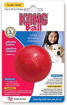 Kong Ball Small 1 St - Balle - 168 mm x 110 mm x 51 mm - Rouge