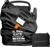 BRAMBLE Kinderwagen Reistas Buggy (Zwart) - Stroller Bag Transporttas voor Vliegtuig - Travel Bag 120 x 60cm