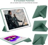 Tablet Hoes geschikt voor iPad Hoes 2017 - 5e generatie - 9.7 inch - Smart Cover - A1822 - A1823 – Donkergroen