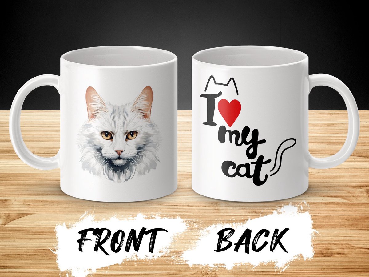 Mok Turkish Van cat - kat - I love my cat - cat lovers - katten