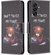 Cool beertje - book case hoesje - Telefoonhoesje geschikt voor Samsung Galaxy A35