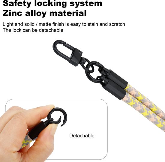 Chaîne de téléphone portable Cadorabo pour Honor 7 en JAUNE - GRIS - Étui pour téléphone portable avec cordon de sangle réglable à accrocher autour du cou