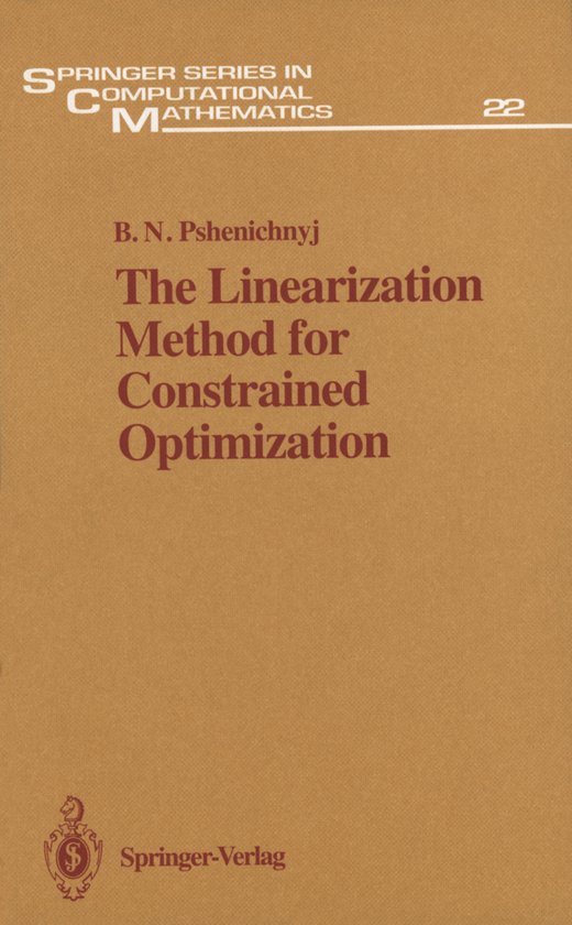 The Linearization Method for Constrained Optimization - cover