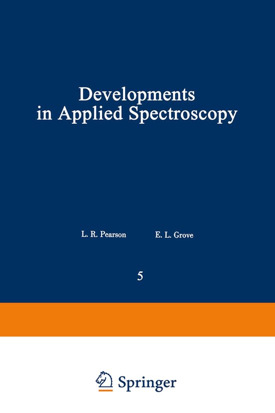 Developments in Applied Spectroscopy - cover