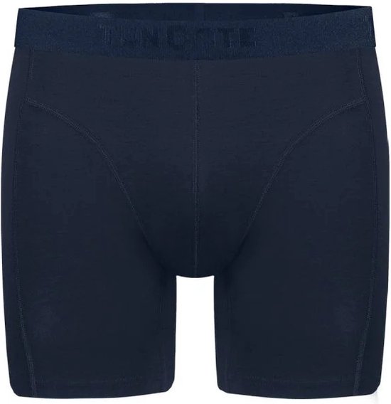 ten Cate Basics men shorts longs en viscose de bambou (pack de 4) - boxers pour hommes jambes longues - noir - Taille: M