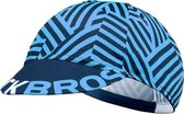 ROCKBROS Fietshelm Cap Fietsmuts UV-bescherming voor Dames Heren Sporthemd Ademend Anti-Zweet 53-62 cm Blauw