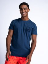 Petrol Industries - T-shirt à imprimé dorsal pour homme Drifter - Blauw - Taille XXXL