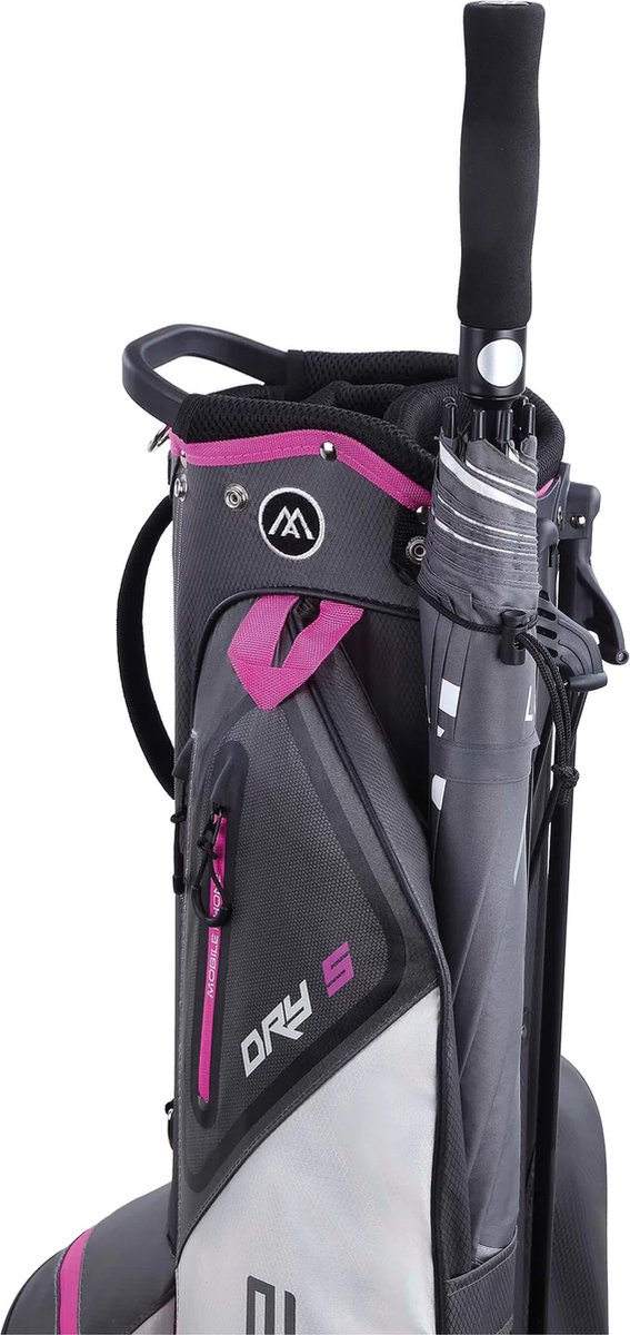 Big Max Dri Lite Seven - Waterdichte Golftas - Standbag - Wit van Big Max — afbeelding 2