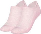 Puma 2 paar dames sneaker sokken - Badstof zool - 38 - Roze