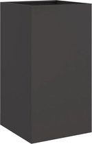 vidaXL-Plantenbak-42x38x75-cm-koudgewalst-staal-zwart