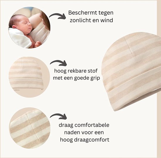 Kraammand - Geboortemand - Kraamcadeau Meisje of Jongen - Bruin van Little Dutch — afbeelding 2