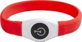 Duvoplus - Dierenkleding - Hond - Flash Light Ring Maxi Usb Silicon 65x2,5x1cm Rood - 1st