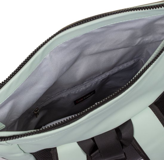 New Rebels Waterafstotende Rolltop Rugzak met Laptopvak 15'' Mart Mint